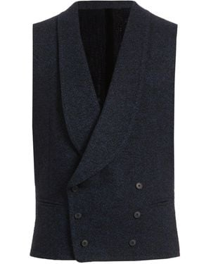 Tagliatore Midnight Tailored Vest Wool, Polyamide - Blue