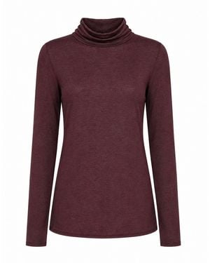 Roberto Collina T-Shirt Modal, Cashmere - Purple