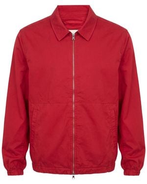 Brooksfield Jacket Cotton, Elastane - Red