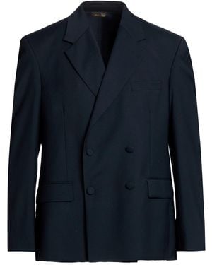 Paura Midnight Blazer Virgin Wool - Blue