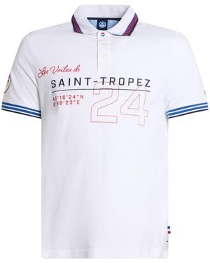 North Sails Polo Shirt Cotton, Elastane - White