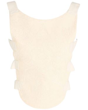 Dior Cream Top Wool, Silk - White