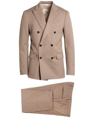 Boglioli Suit Polyester, Wool, Viscose, Elastane - Natural