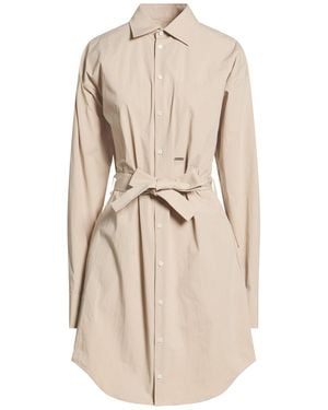 DSquared² Mini Dress Cotton, Elastane - Natural