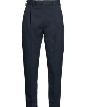 PT Torino Midnight Trousers Cotton, Virgin Wool, Elastane - Blue