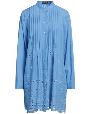 Van Laack Azure Mini Dress Cotton, Polyester - Blue