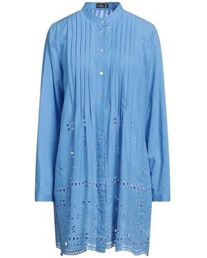 Van Laack Azure Mini Dress Cotton, Polyester - Blue