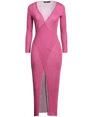 antonella rizza Fuchsia Cardigan Viscose, Metallic Polyester - Pink