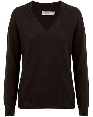 D.exterior Dark Jumper Wool, Cashmere - Black