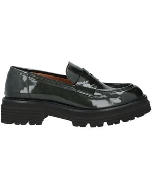 Thea Mika Loafers Leather - Black