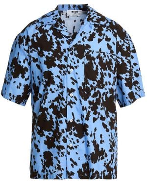 MSGM Shirt Cotton - Blue