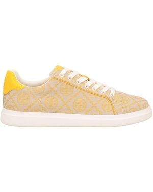 Tory Burch Sneakers Leather, Textile Fibers - Natural
