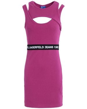 KARL LAGERFELD Mini Dress - Purple