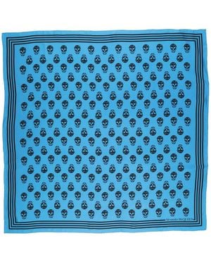 McQueen Scarves - Blue