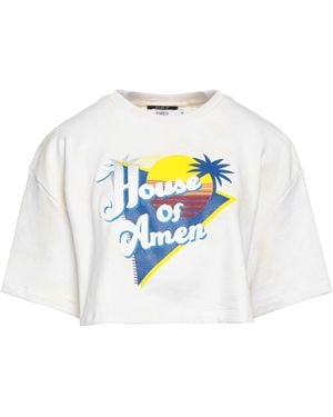 Amen Sweatshirt Cotton - White