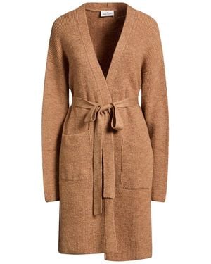 Rebel Queen Cardigan Acrylic, Polyamide, Polyester, Wool - Brown