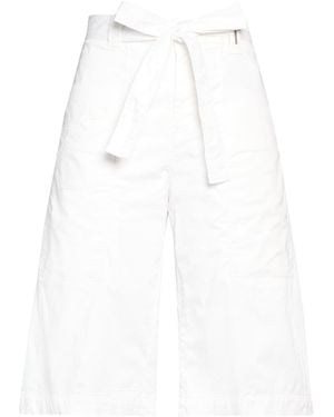 High Shorts & Bermuda Shorts - White