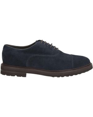 Henderson Lace-Up Shoes Calfskin - Blue