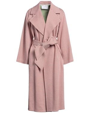 Harris Wharf London Overcoat & Trench Coat - Pink