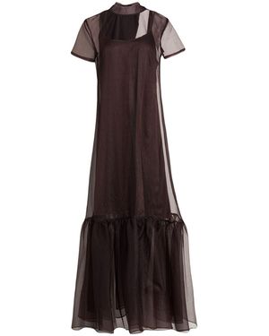 STAUD Maxi Dress Polyester - Brown
