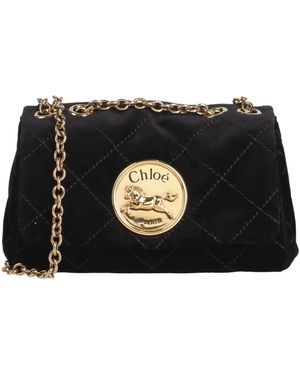 Chloé Cross-Body Bag Cotton - Black