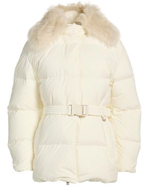 Moncler Puffer Polyamide, Polyester, Shearling - Natural