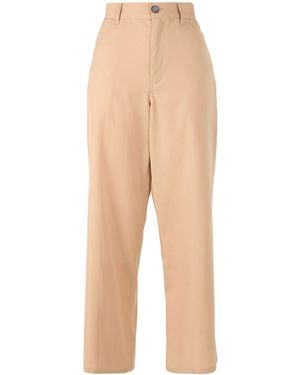 Jil Sander Camel Trousers Virgin Wool - Natural