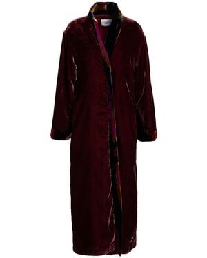 WU'SIDE Overcoats & Trench Coats - Red