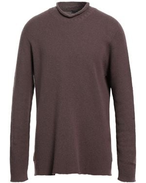 Blauer Pullover - Braun