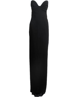 Max Mara Maxi Dress Triacetate, Polyester - Black