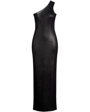 Tom Ford Charcoal Maxi Dress Viscose - Black