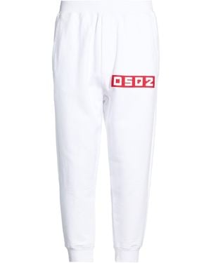 DSquared² Trousers Cotton, Elastane - White