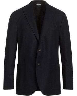 Boglioli Midnight Blazer Virgin Wool, Polyester, Elastane - Blue