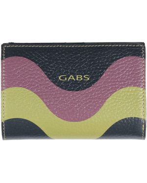 Gabs Charcoal Wallet Calfskin - Blue