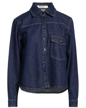 ROSE DENIM Denim Shirt Cotton - Blue