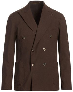 AT.P.CO Blazer Polyester, Viscose, Elastane - Brown
