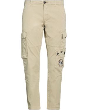 Aeronautica Militare Trousers Cotton, Elastane - Natural