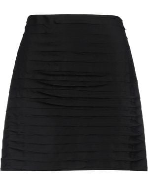 Grifoni Mini Skirt Acetate, Silk - Black