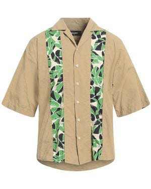 DSquared² Khaki Shirt Cotton, Polyamide - White