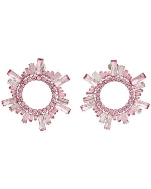 AMINA MUADDI Earrings Brass - Pink