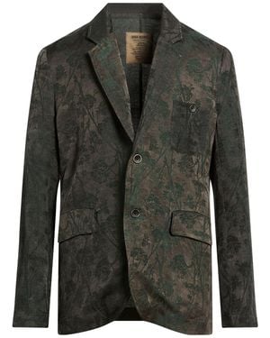 Uma Wang Dark Blazer Linen, Viscose - Green