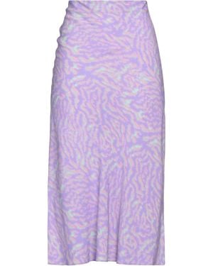 Paul Smith Midi Skirt Viscose - Purple