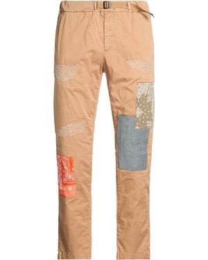 White Sand Trousers Cotton, Elastane - Natural