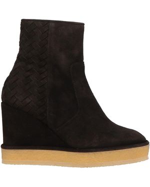 Castañer Botines De Caña Alta - Negro
