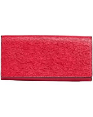 Valextra Portefeuille - Rouge