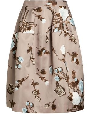P.A.R.O.S.H. Midi Skirt - Natural