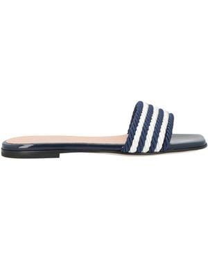 Pollini Sandals Textile Fibers - White