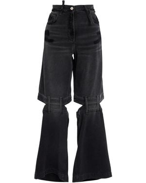 The Attico Jeanshose - Schwarz
