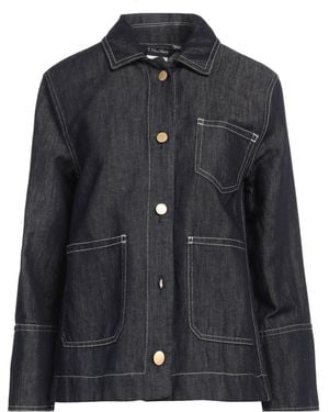 Max Mara Denim Outerwear Cotton, Linen - Black