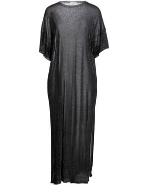 ViCOLO Midi Dress Viscose, Polyamide, Metallic Polyester - Black